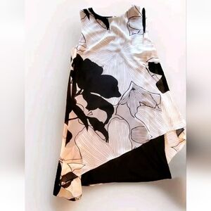 S.L. Fashions Women's Sleeveless Floral Shift Dress Size 14